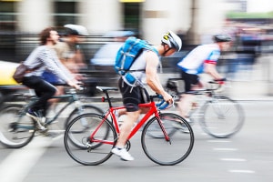 Bußgeld: Auch Verstöße mit dem Fahrrad werden geahndet.