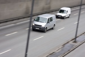 Mit einem Kleintransporter lassen sich Güter ideal transportieren.