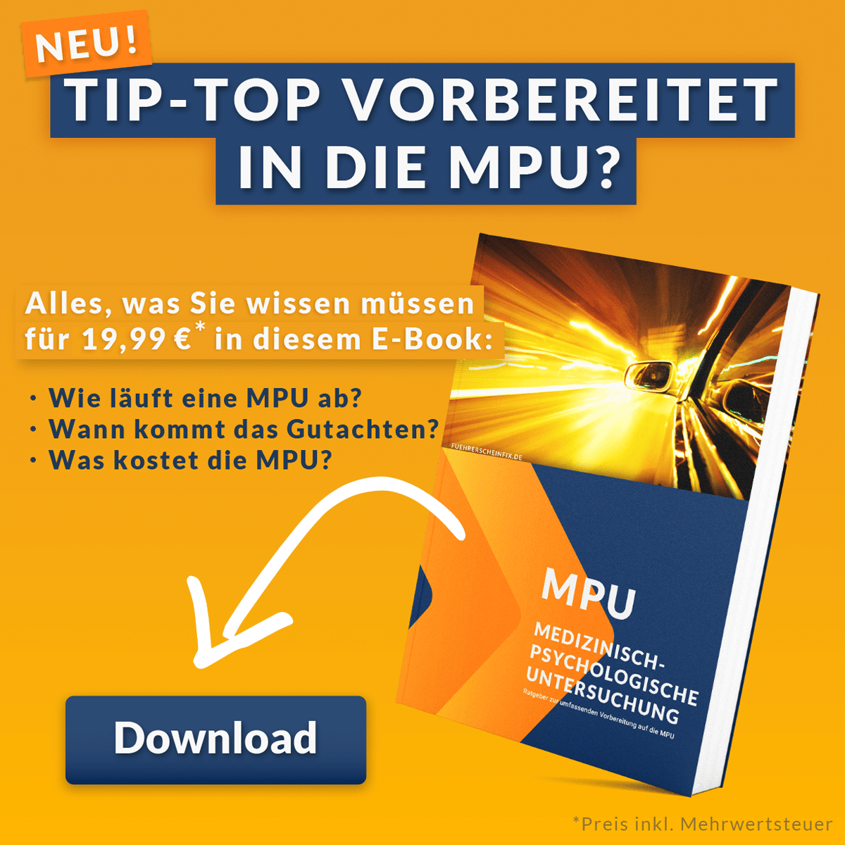 E-Book: Erfolgreich durch die MPU