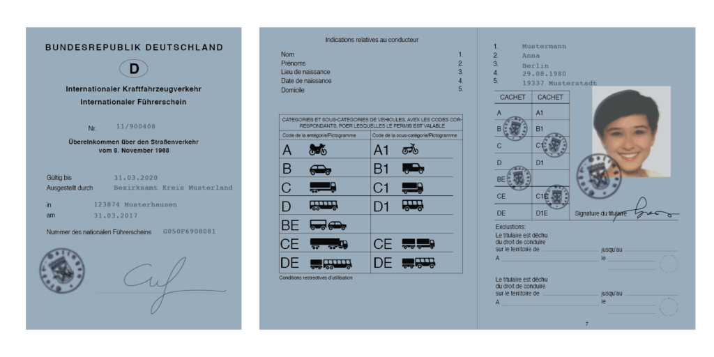 Bild: Internationaler Führerschein! Fuehrerscheinfix.de 2023