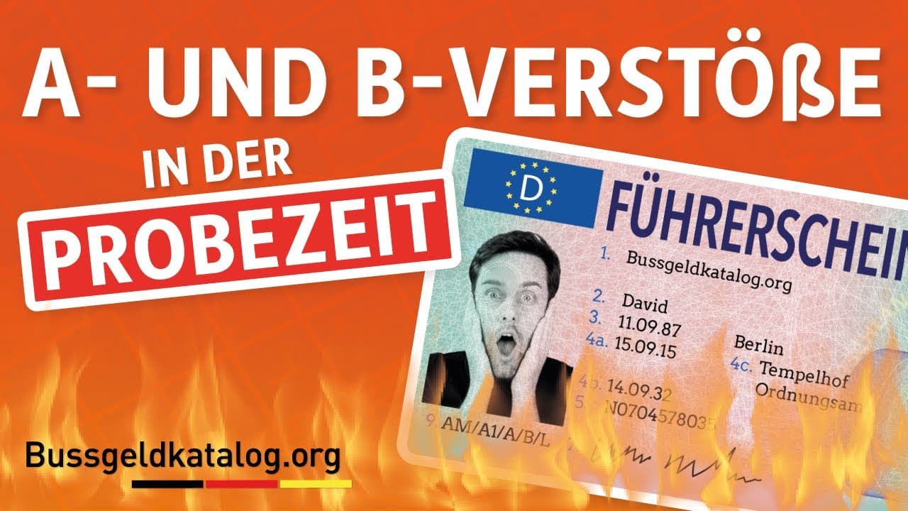 Probezeit Fhrerschein Unfall