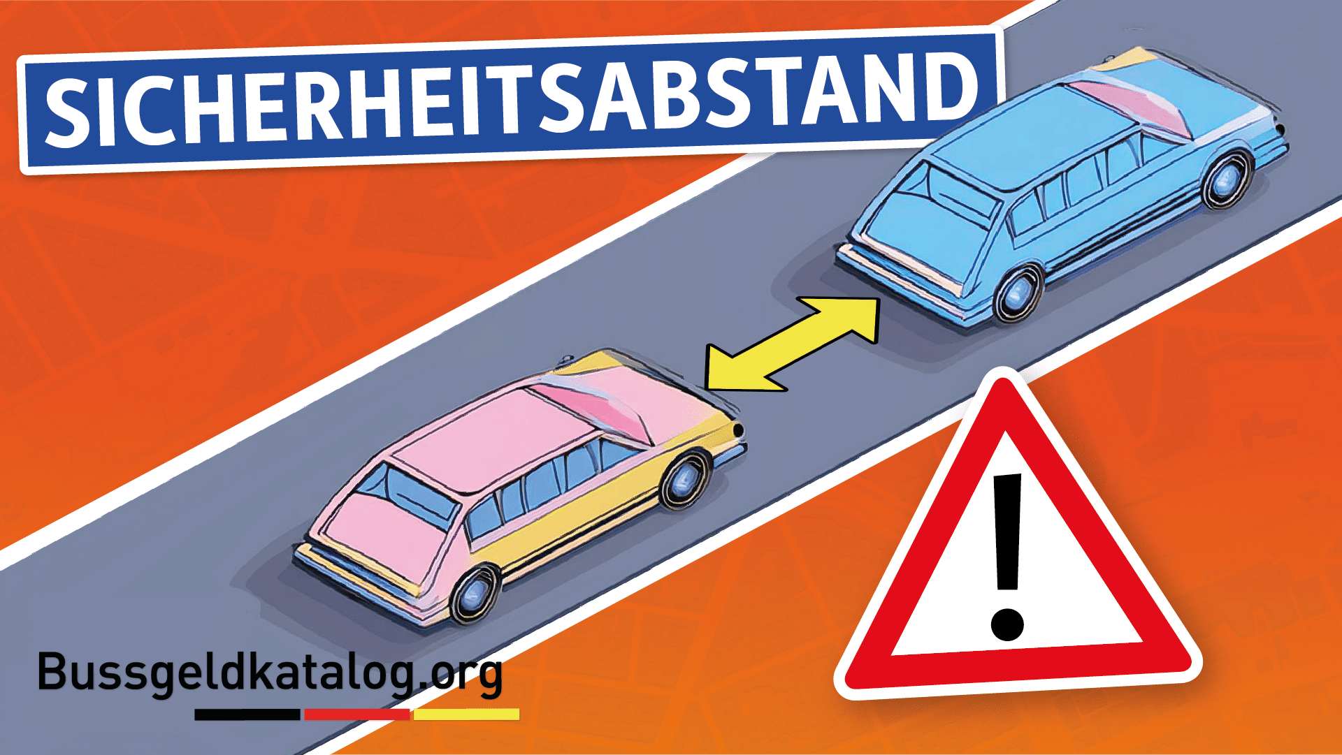Den Sicherheitsabstand richtig einhalten So geht