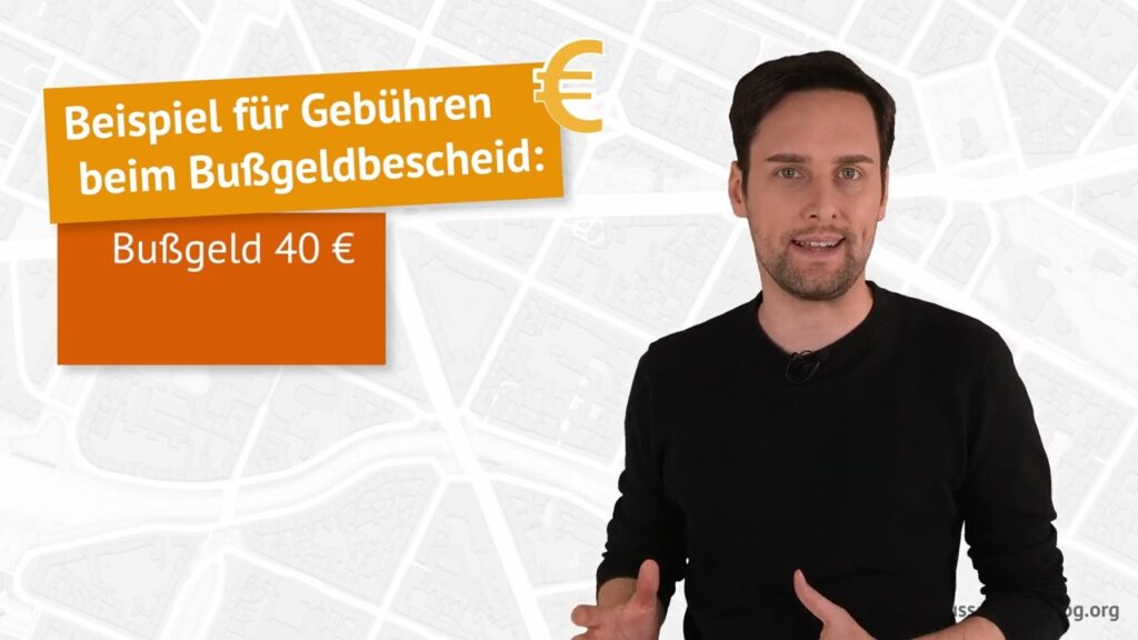 Mit welchen Gebühren Sie beim Bußgeldbescheid rechnen müssen, erfahren Sie in diesem Video.