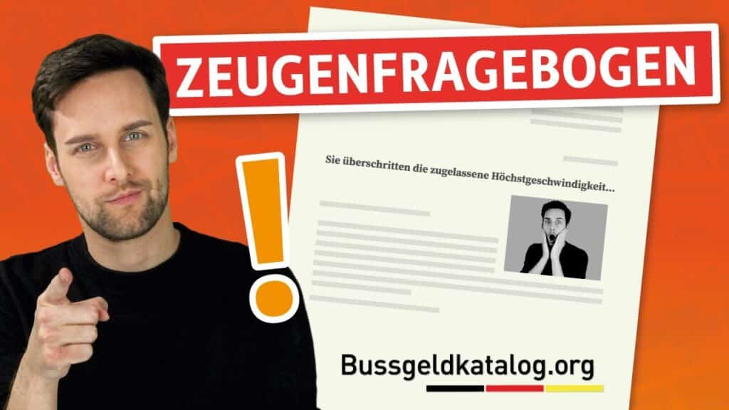 Müssen Betroffene den Zeugenfragebogen ausfüllen?